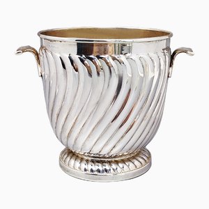 Silver Plated Ice Bucket by Olri, Italy, 1960s