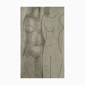 Leszek Rózga, Two Nudes, 2005, Grabado sobre papel