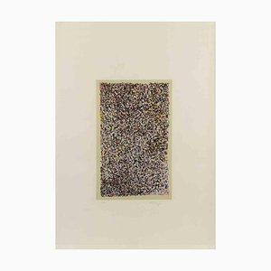 Mark Tobey, Glasmalerei, Lithographie, 1974
