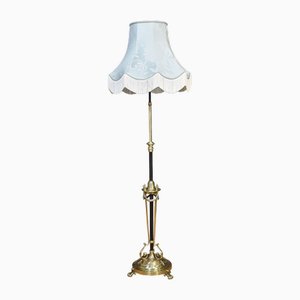 Neo Classical Brass Standard Floor Lamp, 1890s