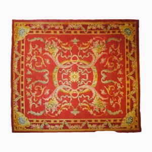 Louis XV Style Red Background Rug, 1890s