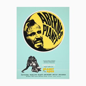 Danish Film Movie Poster Planet of the Apes, 1968