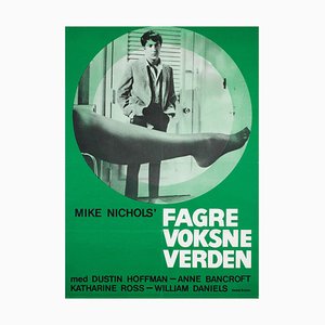 Danish Film Movie Poster Graduate, 1967