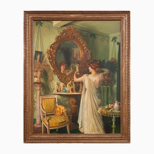 Castex, Frau im Spiegel, 1905, Öl auf Leinwand, Gerahmt