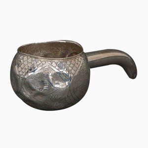 Calice Kovsh Calabash in argento, Russia, inizio XX secolo