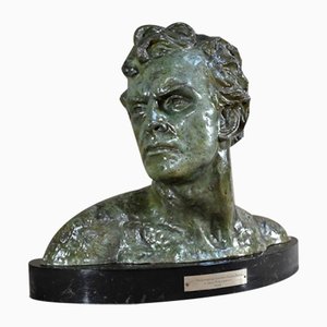 A.Ouline, Jean Mermoz, Début 20e Siècle, Bronze