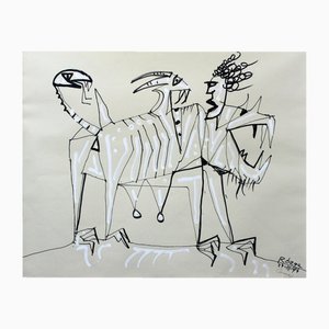 Leszek Rózga, Chimera, 1994, Dibujo en papel