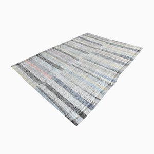 Alfombra Kilim grande de tejido plano