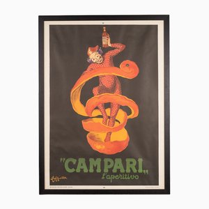 Italian Framed Advertising Poster for Campari, 1970