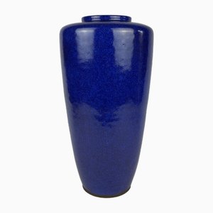 Cobalt Blue Floor Vase by Böttger Keramik Wandsbek BKW, 1960s