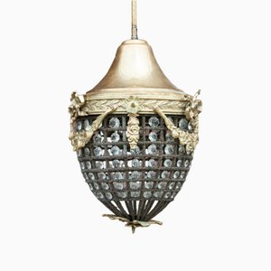 Brass Pendant Lamp, Western Europe, 1950s