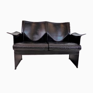 Korium 2-Seater Sofa in Leather by Tito Agnoli for Matteo Grassi, 1970s