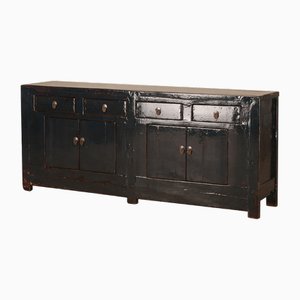 Large Blue Lacquer Sideboard, 1920s