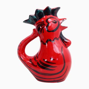 Italian Ceramic Zoomorphic Pitcher, 1970s