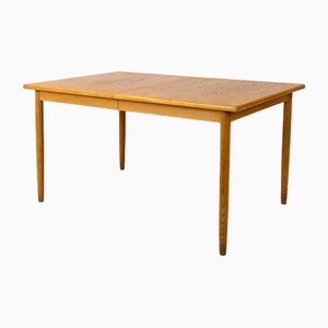 Extendable Oak Table, 1960s