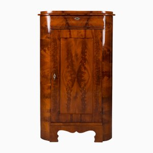 Armario de esquina Biedermeier, década de 1800