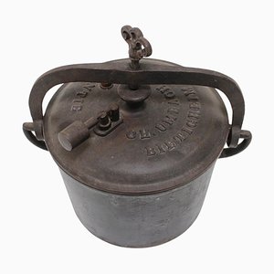 Pressure Cast Iron Pot, 1910s