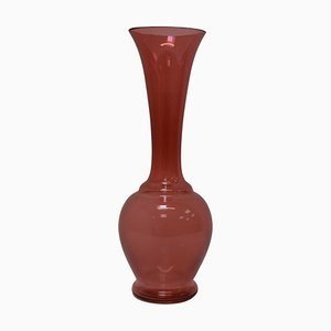 Art Czech Glass Vase from Glasswork Novy Bor, 1950s