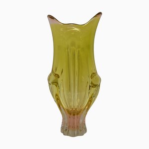 Vintage Metallurgical Glass Vase by Josef Hospodka for Chribska, 1960s