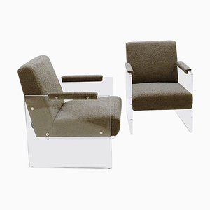 Modern Seattle Armchairs by Pure White Lines, England, 1970s