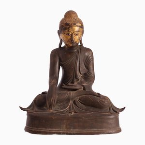 Künstler aus der Mandalay-Zeit, Shakyamuni Buddha, 1800-1900, Bronze