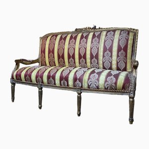 French Gilt Wood Sofa