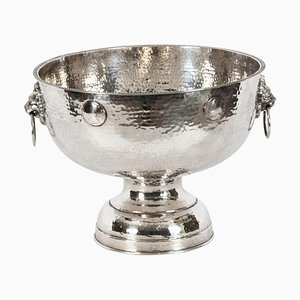 19th Century Victorian Silver Plate on Copper Wine Cooler