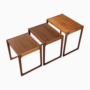 Nesting Tables in Wood from Opal Möbel, Gemany, 1960s, Set of 3