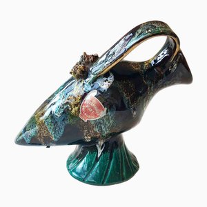 Ceramic Amphora Lamp from Vallauris, France, 1950s