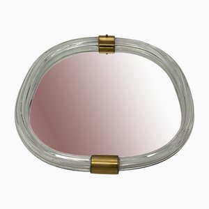 Vintage Spiegel aus Muranoglas von Seguso, 1960er