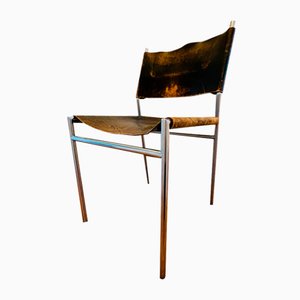Vintage T Spectrum Leather Chair by Martin Visser, 1960s