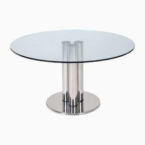 Round Dining Table by Marco Zanuso for Zanotta, 1970s