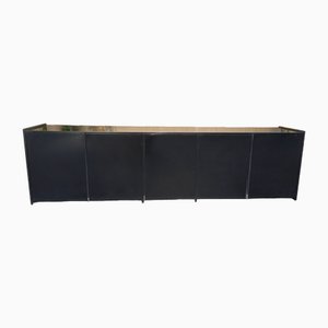 Sideboard in Black Lacquer by Marco Zanuso for Elam, 1970s