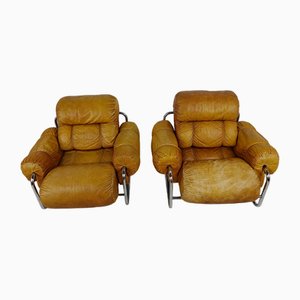 Tucroma Armchairs attributed to Guido Faleschini, 1970s, Set of 2