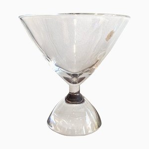 Mid-Century Glass Vase attributed to Charles Graffart for Val Saint Lambert, Belgium, 1950s