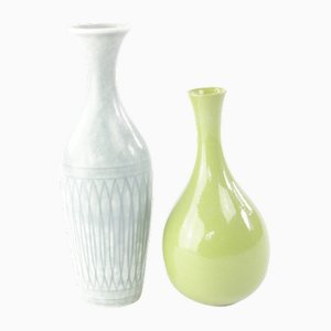 Miniature Vases attributed to Gunnar Nylund or Carl Harry Stålhane, 1960s, Set of 2