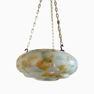 Art Deco Flycatcher Lampshade with Chain