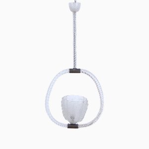 Lampe à Suspension en Verre de Murano par Barovier & Toso, 1950s