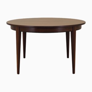 Danish Round Rosewood Dining Table from Omann Jun, 1970s