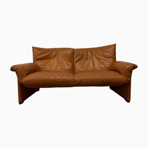 Leather Sofa by Vico Magistretti for Cassina, 1990s