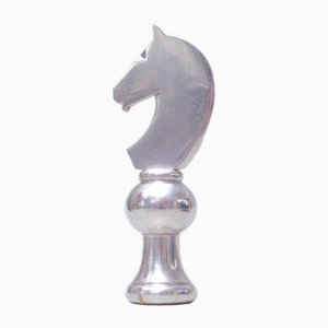 Ravinet d'Enfer Hermès Silver Plated Bronze Chess Knight Bottle Opener