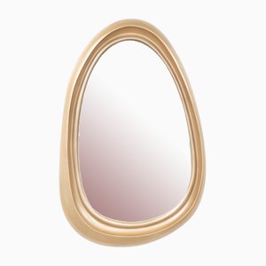 Großer italienischer goldener Spiegel, 1970