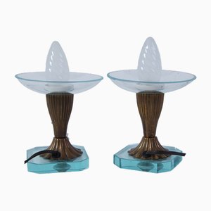 Art Deco Style Table Lamps, 1940s, Set of 2