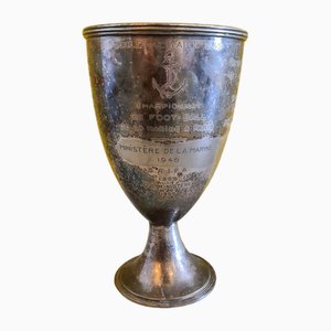 French Silver Plated Challenge Cup from Christofle, 1940s