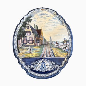 19th Century Faience Wall Tile, Netherlands