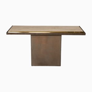 Table Console Continental Belgo en Chrome, 20ème Siècle, 1970s