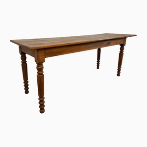 Large Bistro Table in Walnut, 1890s