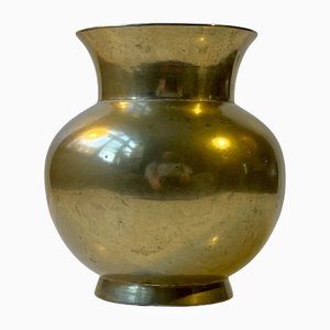 Vase Art Déco Scandinave en Bronze, 1930s
