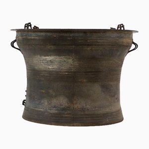 Tambour de Pluie Vintage en Bronze