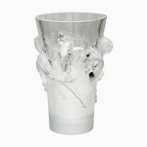Jarrón de cristal Lalique Equus de edición limitada